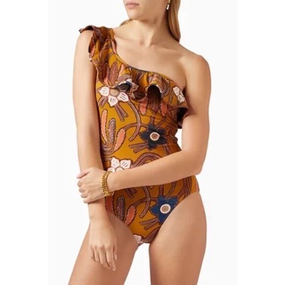 Ulla Johnson Martina Maillot Citrine Swimsuit Small - Picture 1 of 13